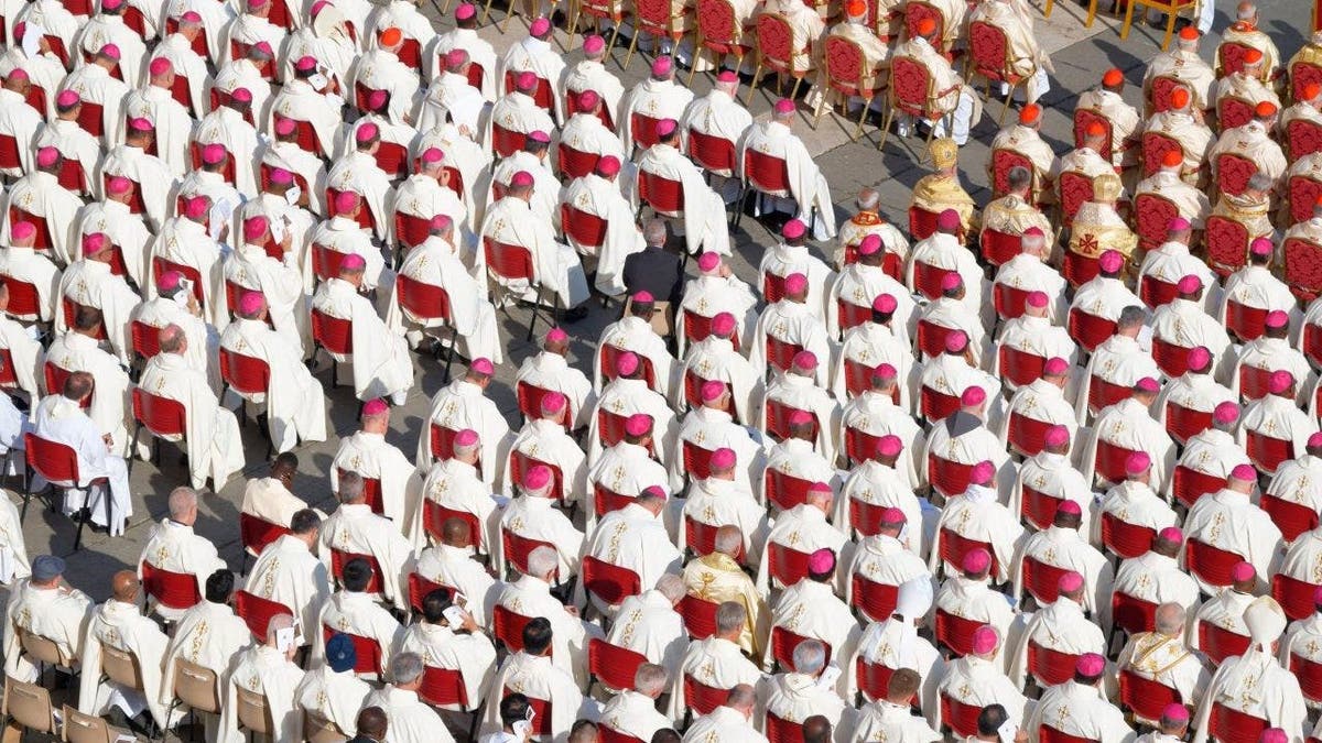 Cardinals and bishops at the Catholic Synod